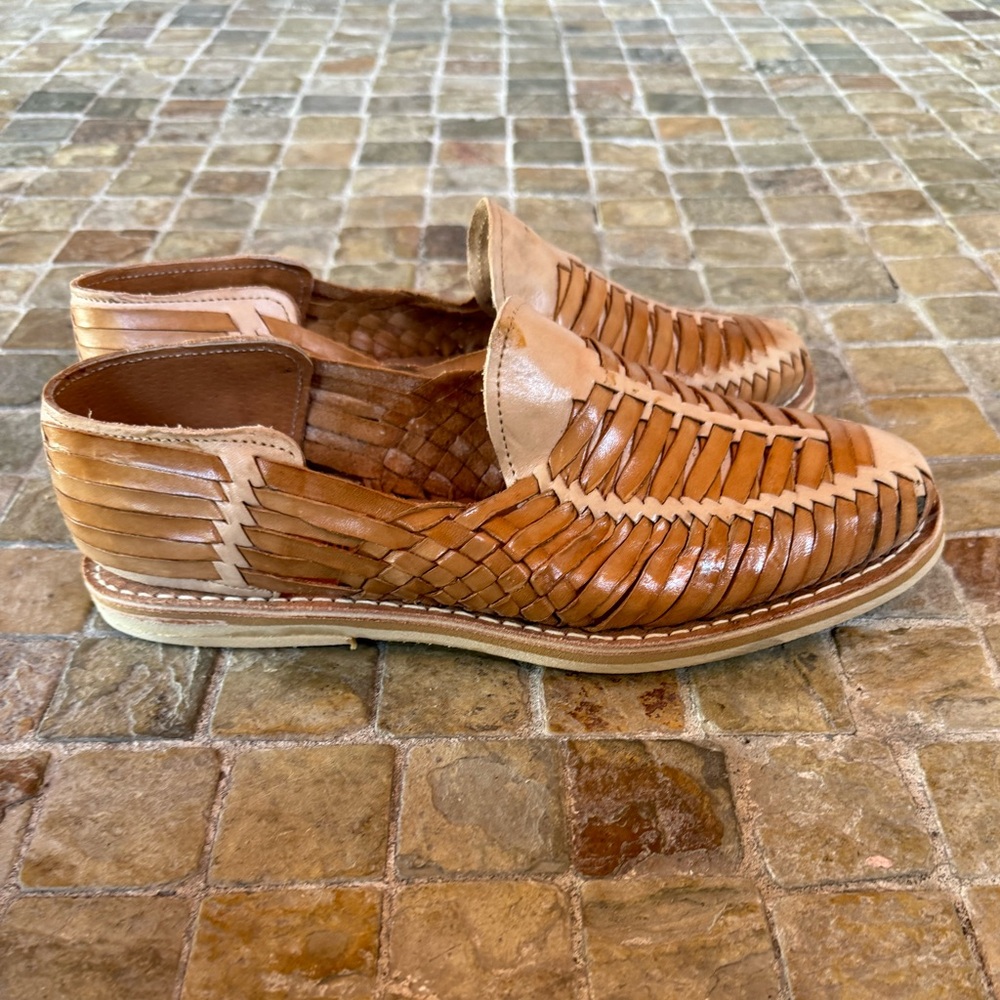 Men leather huaraches - Picture 4 of 6